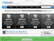 Tablet Screenshot of digitalix.fr